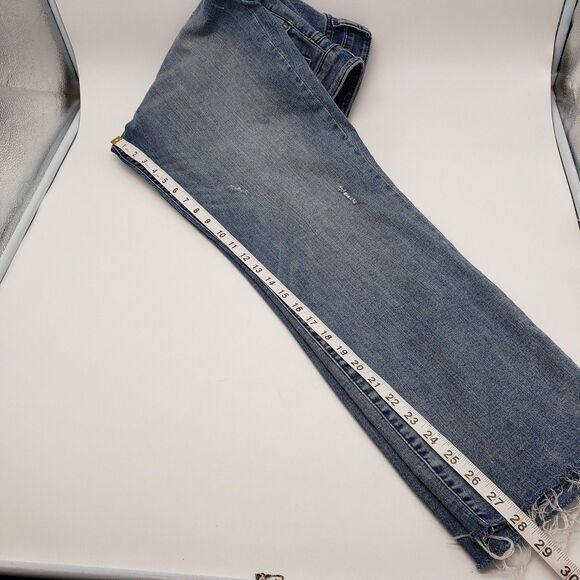 Kut From The Kloth Jeans Womens 16 Reese High Rise Ankle Straight Distressed - Picture 11 of 12